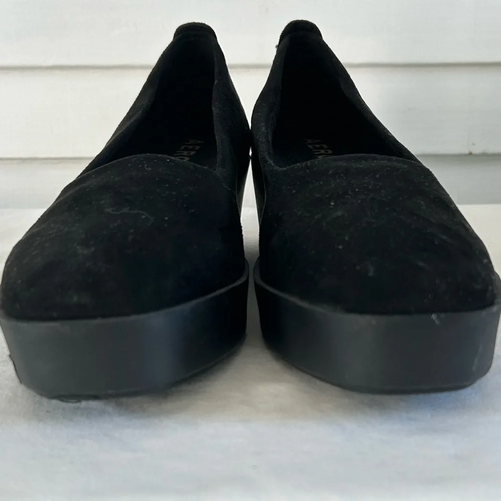 AEROSOLES Black Cowley Wedge Slip -On  Women's  Sz 10